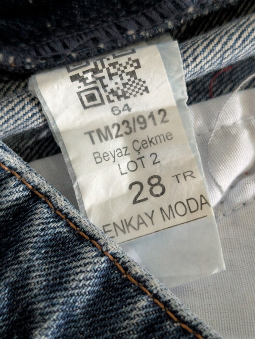 Baykan Sample Denim Skirt *28 *nwot - Picture 2 of 2